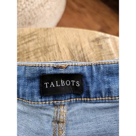 Talbots Denim Jeans Women’s Size 8 Long Tall Stretch Straight Leg - Picture 6 of 10